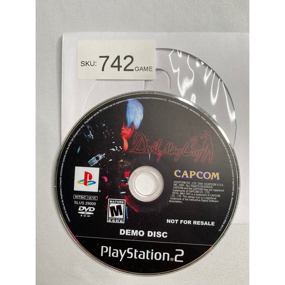Devil May Cry Demo Disc Sony PlayStation 2
